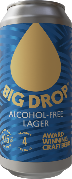 Can of Big Drop Lager